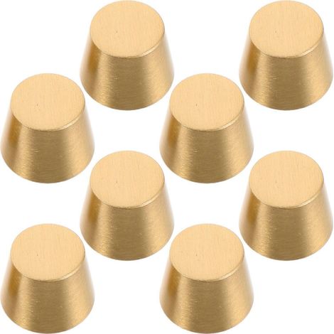 8 patins de protection en laiton pour planches à découper, pieds de surélévation en laiton, pièces de rechange pour meubles, compatibles avec les plateaux de présentation en bois, les boîtes à bijoux (1/5)