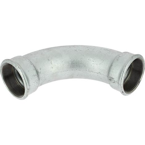 Courbe 90° fonte galva Femelle 2"1/2