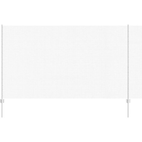 Maison Exclusive - Schweißdrahtzaun mit Pfosten 50 x 1,4 m (B x H