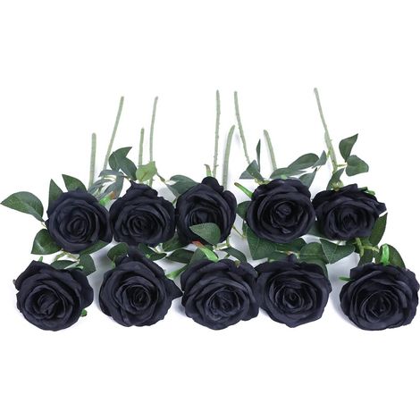 Roses Artificielles - 50 cm - Bouquet Mariage - Décoration Intérieure - 10 Pièces (1/5)