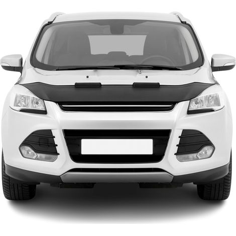 Protège Capot compatible avec Ford Kuga 2013 à 2019, Bra de Capot Protection, Noir (1/5)