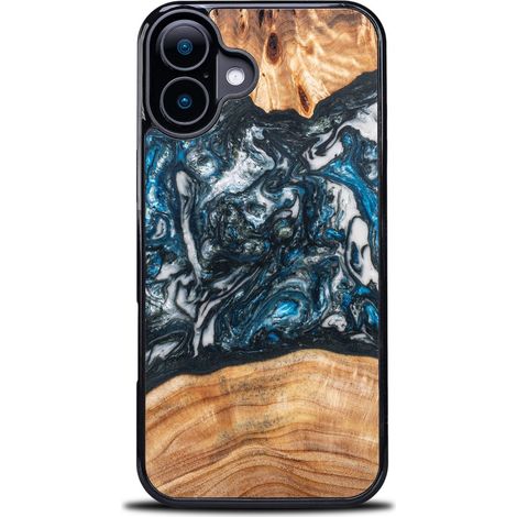 Funda única Bewood para iPhone 16 Plus - Planetas - Tierra (1/5)
