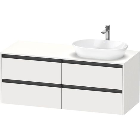 Lavabo consola Duravit Ketho.2, suspendido, corte de lavabo (1/5)
