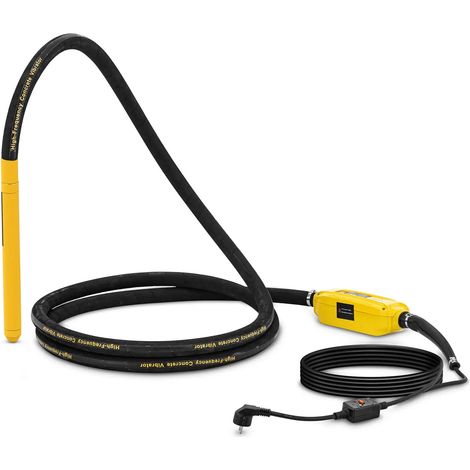 Vibreur à béton avec convertisseur 1200 w 440 x 40 mm 230 v acier inoxydable caoutchouc cuivre - (1/4)