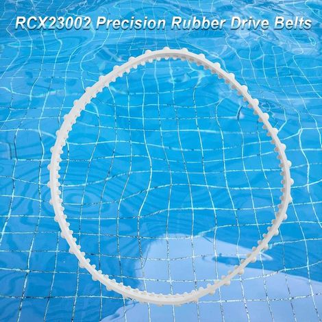Poweka RCX23002 Courroies D'entraînement Exactes en Caoutchouc Compatible avec Hayward Aquavac Tiger Shark Plus QC SharkVac Nettoyeur de Piscine (2PCS) (1/4)