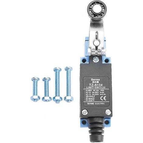 TZ-8104 SPDT Momentan-Endschalter mit Drehrollenhebel, 6 A, 250 V