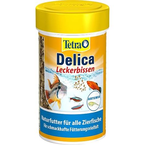 TETRA TETRADELICA NATUREL (DE NOURRITURE POUR POISSONS DÉCORATIFS, KRILL DAPHNIEN EAU PUCES BRINE SHRIMPS BLOOD WORMS MOUSTIQUES