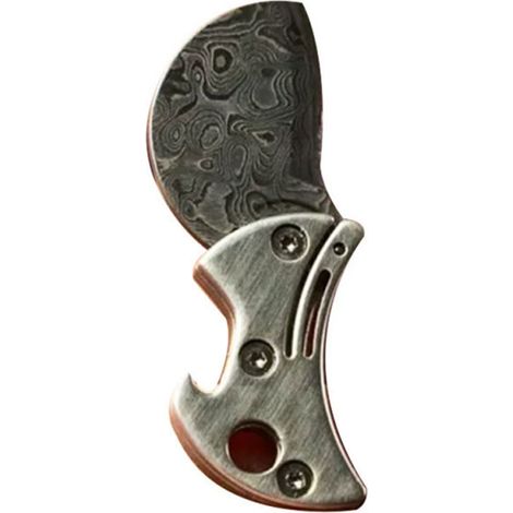 Mini Ouvre-Bouteille en Alliage et Cutter D'urgence Portable - Outil Porte-Clés Multifonctionnel Léger (1/5)