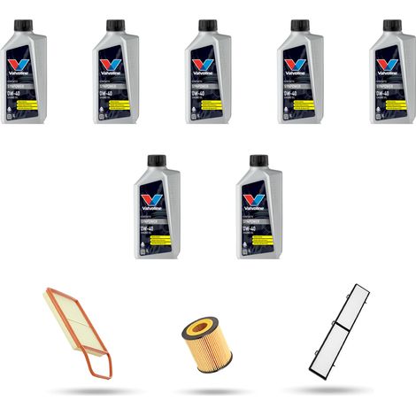 Kit tagliando 3 FILTRIe 7L OLIO compatibile con Bmw Serie 1 (E81,E82,E87,E88) 135i 225kw dal 2007 (1/5)