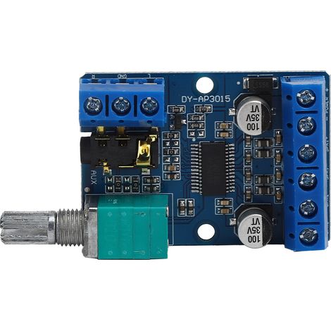 Amplificateur Numérique 60W Stéréo 12V/24V - Module DIY Haute Puissance (1/5)