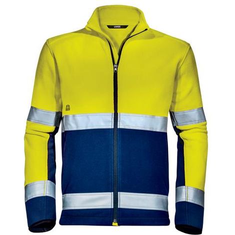 uvex Fleecejacke Construction gelb, warngelb Gr. XS (1/2)