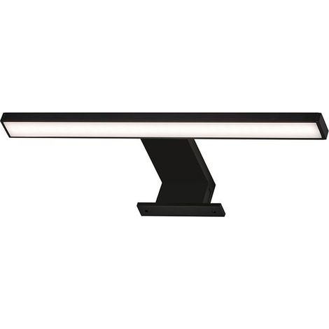 LED Spiegelleuchte Spiegellampe IP44 5 W schwarz Metall-Kunststoff Briloner