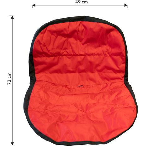 Coprisedile 49x73 rosso