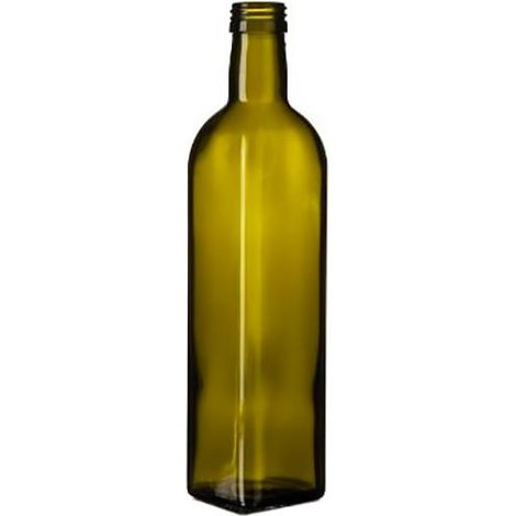 BOTTIGLIA IN VETRO PER OLIO ML 500 Ø31.5X18MM VERDE "MARASCA"
