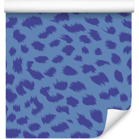 Papel pintado azul-violeta con centro azul, 50x1000 cm (1/5)