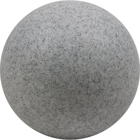 Heitronic Sfera luminosa Mundan grigio-granito opaco 30 cm