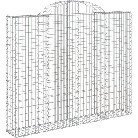 Maison Exclusive - Gabione mit Hochbogen 200x30x160/180 cm Verzin