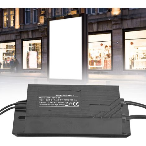 NP-7500-30 Elektronischer Transformator für Neonbeleuchtung, Stromversorgung 7,5 kV, 30 mA (1/5)