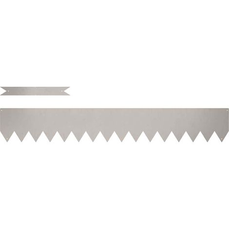 Bordure de Pelouse 10 pcs Marron 100 x 0.05 x 20 cm (1/5)