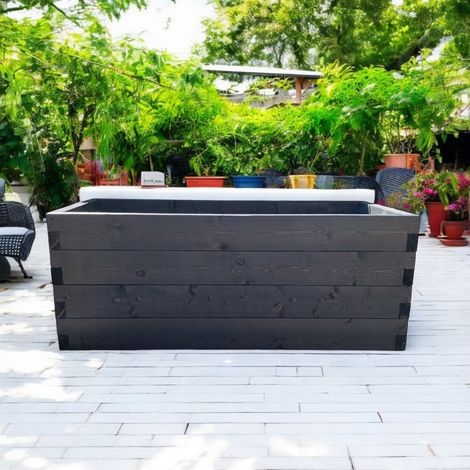 Suffolk Planter (Painted Wooden Planter - Choice of Colours Available) - L120 x W40 x H45 cm