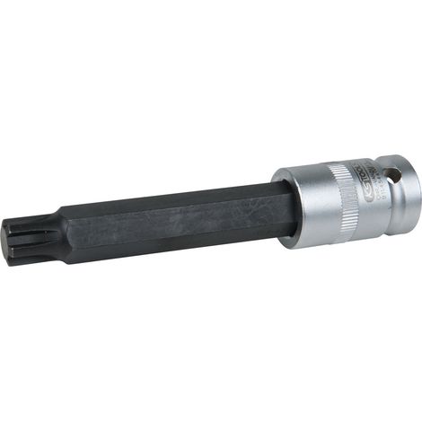 KS Tools 1/2 Bit-Stecknuss für RIBE-Schrauben, M14, Länge 120 mm, phosphatiert (1/2)