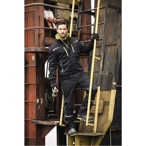 Chaqueta piloto TERRAX WORKWEARS GR.L Black / Limette TERRAX (1/3)