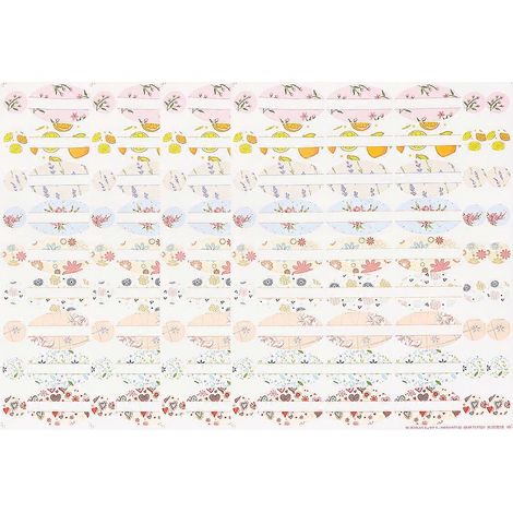 feuilles d'étiquettes imperméables pour flacons d'huiles essentielles-27.5x20.5cm-Random Color