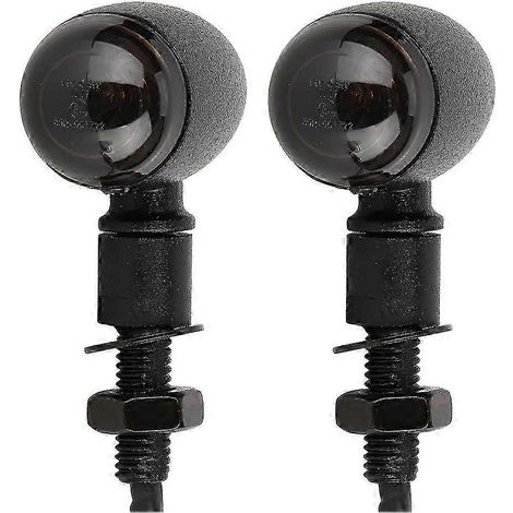 Feux arrière de moto rétro Bullet, feu stop, clignotant, indicateur noir (1/3)