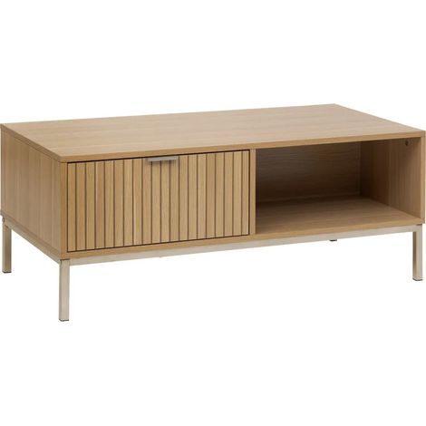 Tavolino tasso effetto legno naturale 100x40cm - 5five (1/5)