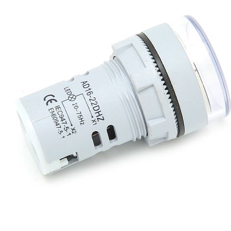 Indicateur de fréquence AD16‑22DHZ 20‑75Hz moniteur blanc avec affichage lumineux (1/5)