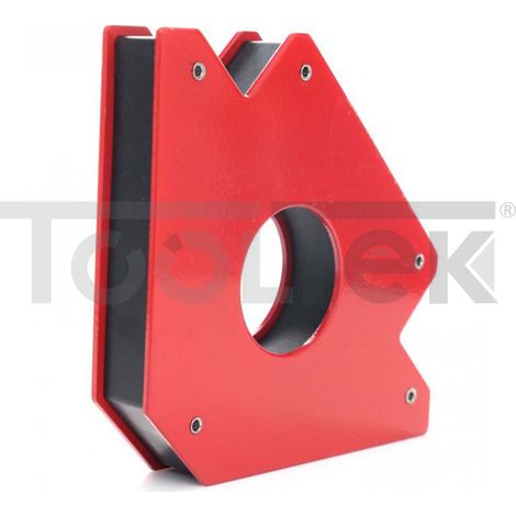 MAGNETE DI SALDATURA 122X190X25mm SQUADRA CALAMITATA (1/5)