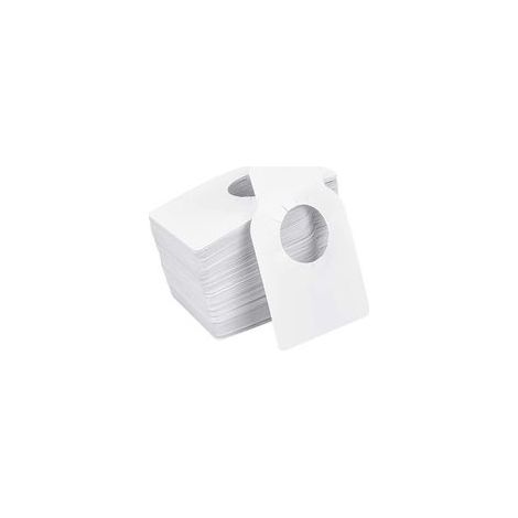 Lot de 100 étiquettes réutilisables pour bouteilles de vin – PVC vierge 5.7x8.9cm – Identification facile des vins – Pour caves et événements (1/5)