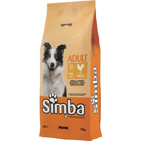 CROCCHETTE PER CANI 'SIMBA' pollo - kg 10 - MONGE