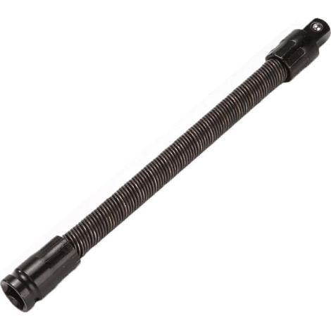 Flexible 1/2-Zoll-Verlängerung – 35 cm – Verchromtes Metall – Universalverlängerung – Für Schlagschrauber und Bohrmaschinen (1/5)