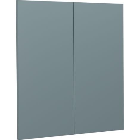 Façade de cuisine R-Line, Bleu-gris, 59.2x59cm façade de meuble pour meuble mural, Vicco (1/5)