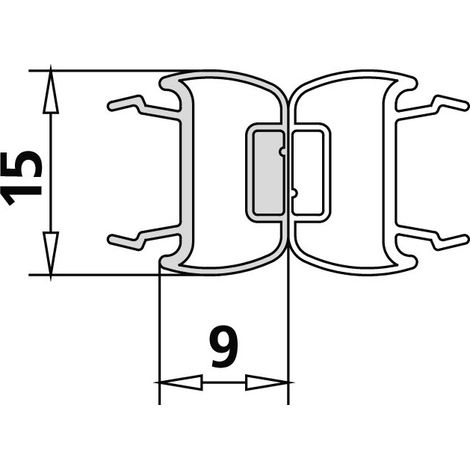 Kermi 6036439 4602 1x barre magnétique