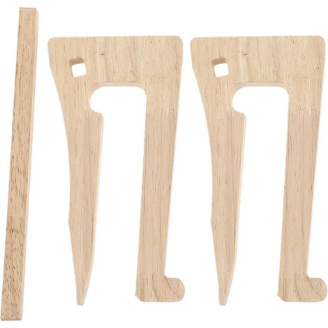 Support en Bois Rehausseur Ergonomique pour Ordinateur Portable Dissipation Rapide de Chaleur et Gain de Place pour Bureau (1/5)