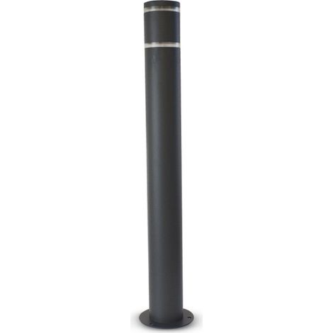 Potelet E27 Gris Anthracite Rond IP44 Miidex Lighting® (1/6)