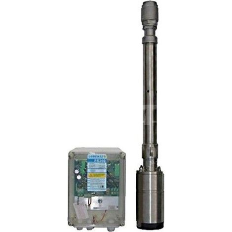 Pompe submersible Solaire Lorentz Chute max 50 mètres Débit max 2,6m3/h