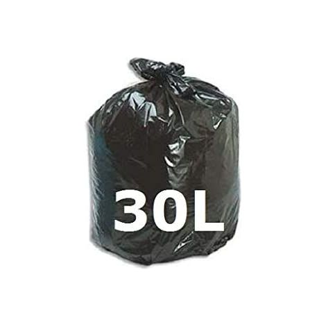 SACS POUBELLE NOIR HAUTE RESISTANCE - 30 litres - les 500 sacs poubelles