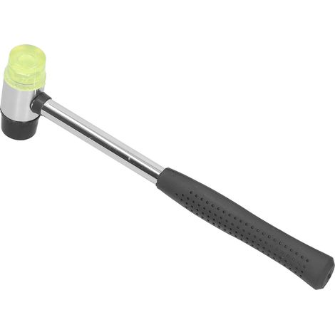 Marteau Double Face Caoutchouc et Nylon avec Poignée Antidérapante pour Bricolage et Bijoux (1/5)