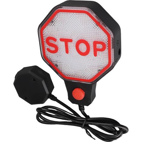 Capteur de stationnement réglable pour garage avec panneau d'arrêt à LED et assistant de stationnement, doté d'un affichage LED rouge, jaune et vert (1/5)