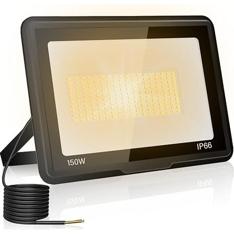 Projecteur LED extérieur 150 W, 15000 LM, 3000 K, spot de jardin (1/5)