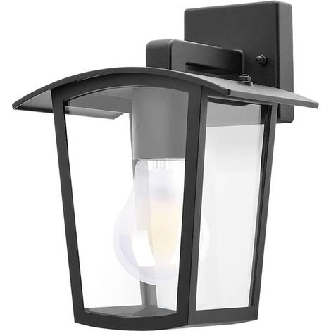 Lampada da parete Taverna Black Transparent 1x Max.15W IP54 B: 17 cm H: 23 cm (1/4)