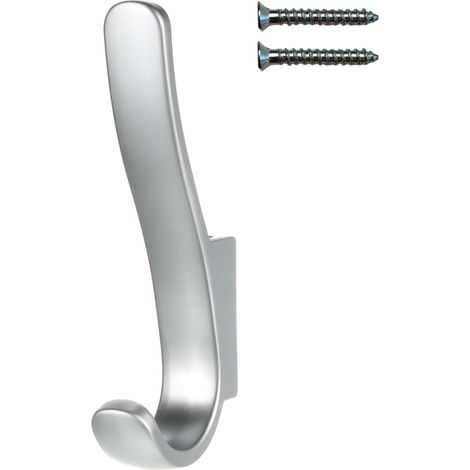 Appendiabiti da parete con fissaggio invisibile, finitura cromo opaco, Riex XV21 (1/5)