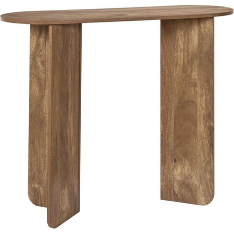 Console Ovale Design "Heritage" 100cm Marron (1/5)