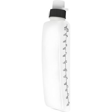 Auslaufsichere, gebogene Wasserflasche, tragbare Sportflasche, luftdichter Reisebecher, leichtes Silikondesign (1/5)