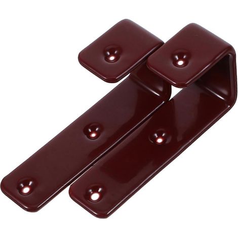 Lot de 2 supports pour échelle de lit : crochets pour échelle de lit superposé, quincaillerie robuste, crochet utilitaire pour lits mezzanine. (1/5)
