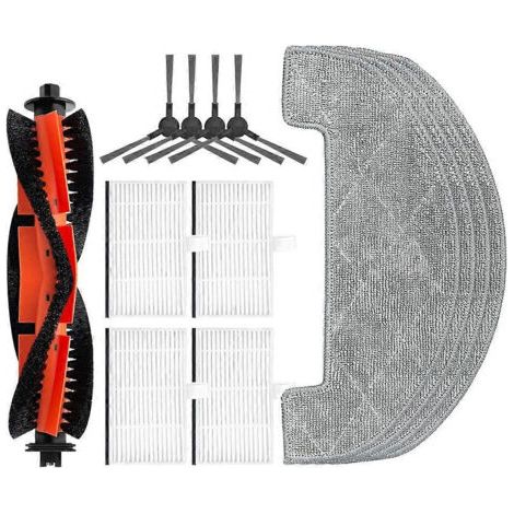 For MOVA S800, E20, E20 Pro, E20 Pro Plus / Trouver E20, E20 Pro, E20 Plus, E20 Pro Plus Main Side Brush Filter Mop Part