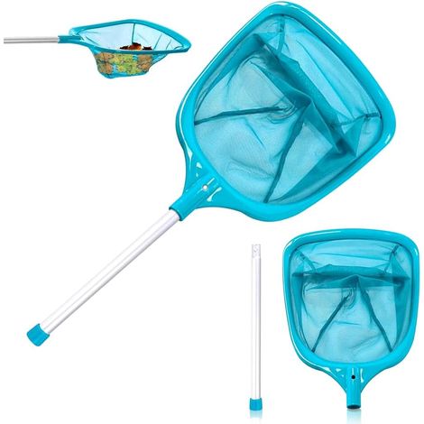 Épuisette de piscine, 62,8 cm, pour ramasser les feuilles, les insectes et les débris, à utiliser dans les bassins, les fontaines, les spas et les baignoires.-AquaForge (1/5)